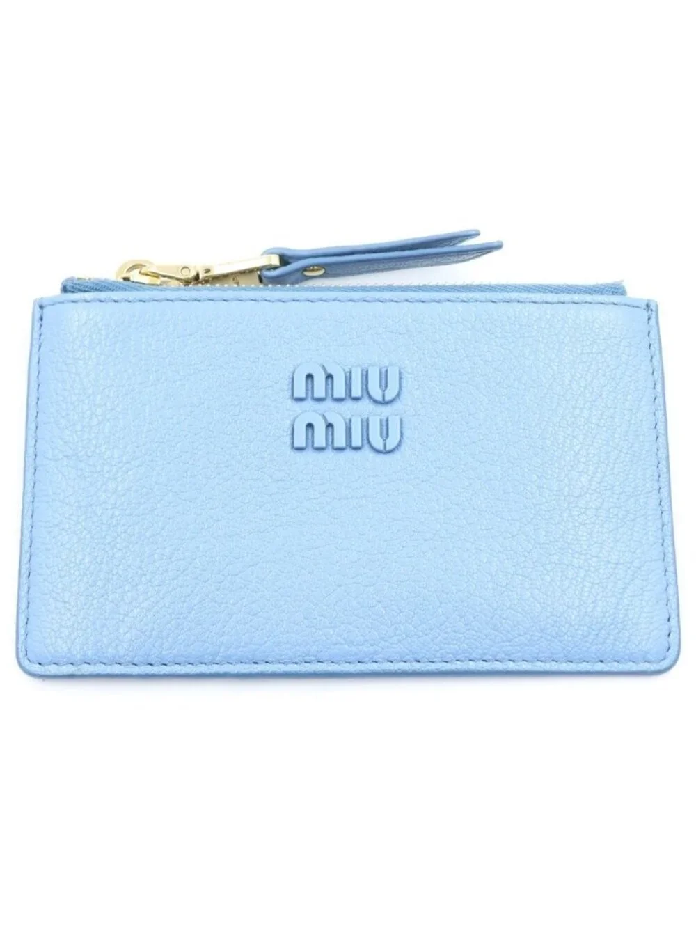 Miu Miu Fragment Case Blue White Leather